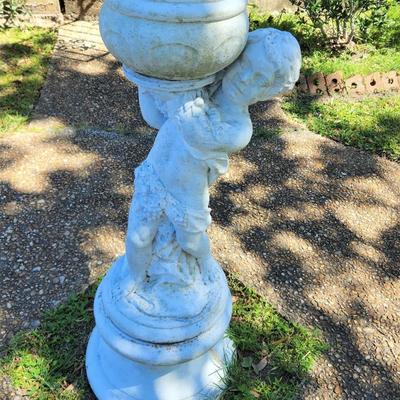 Lot #152  Concrete Putti Planter