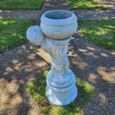 Lot #152  Concrete Putti Planter