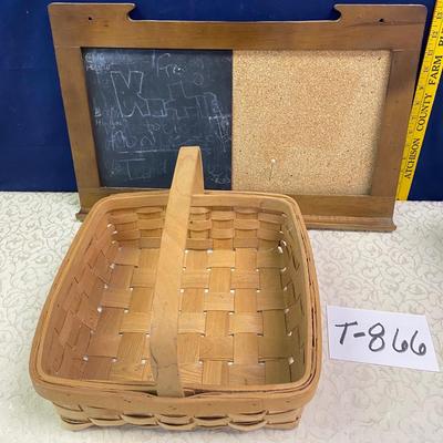 Basket and Chalk Board