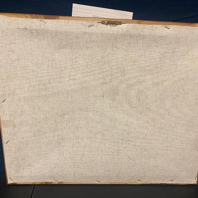 Canvas painting 19 1/2â€ x 15 3/4â€