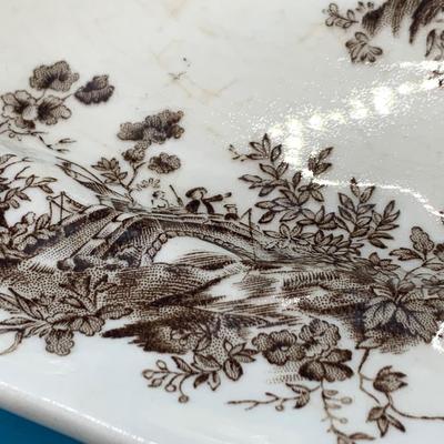 Pastorale Toile de Jouy platter