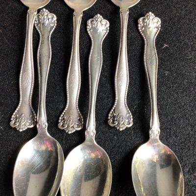 6327 Set of 12 Sterling Spoons