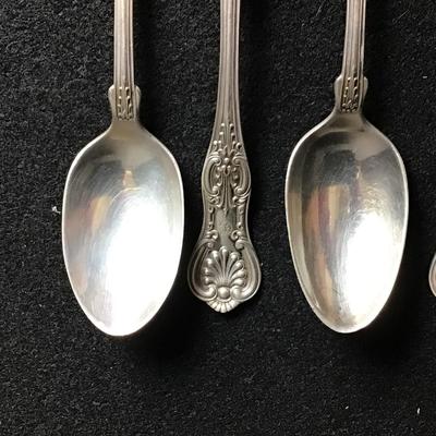 6328 Set of 6 Sterling Teaspoons