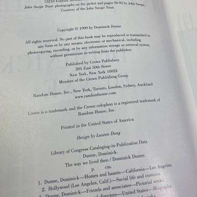 Dominick Dunne Books