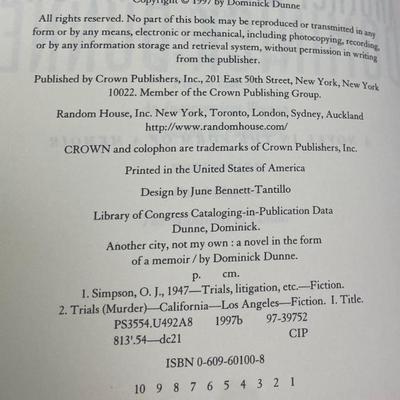 Dominick Dunne Books