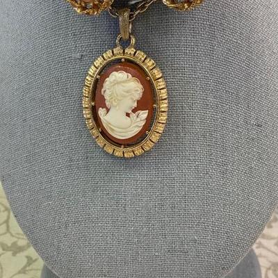 Necklace With Clip Earings