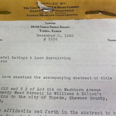 Old Deed from 1945