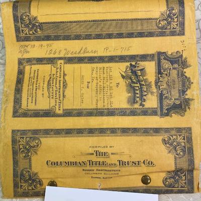 Old Deed from 1945