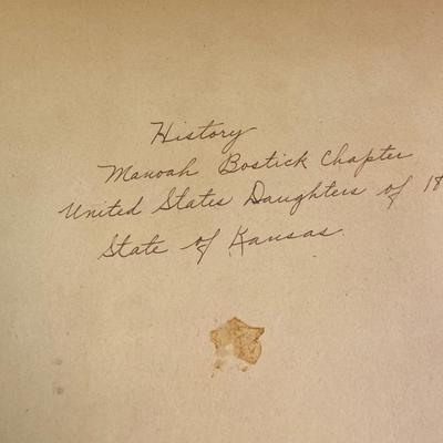 Daughters of the American Revolution scrap book