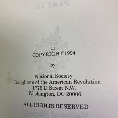 Daughters of the American Revolution scrap book