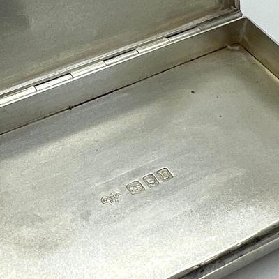 6346 English Silver Case with Two single earrings