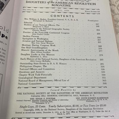 Daughters of the American Revolution