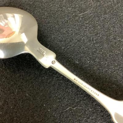 6334 Six Sterling Spoons Birmingham England H.O Hurlburt & Sons