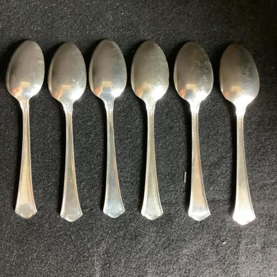 6337 Six RW&S Wallace Silversmith Washington Sterling Spoons