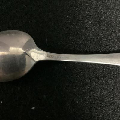 6338 Set of 8 Sterling Demitasse Spoons