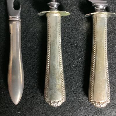 6339 Lot of 6 Assorted Sterling Handled Flatware