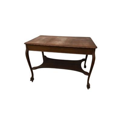Lot. 6298. Quarter Sawn Oak Library Table