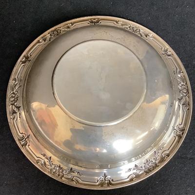 6341 Sterling Wild Rose by International Sterling Nut Bowl