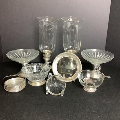 6348 Assorted Sterling with Glass Decor