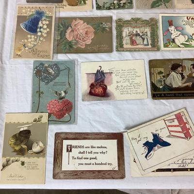 Lot 6355. Lot of Antique Post Card/Greeting Cards