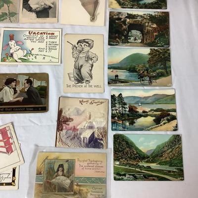 Lot 6355. Lot of Antique Post Card/Greeting Cards