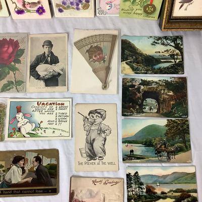 Lot 6355. Lot of Antique Post Card/Greeting Cards