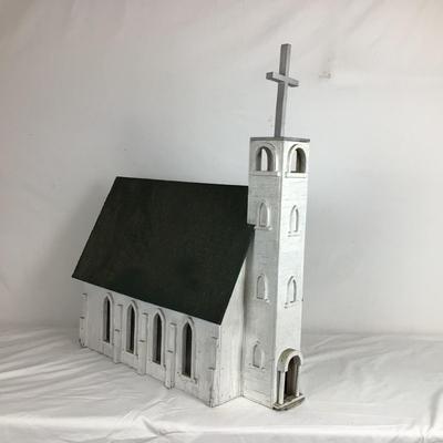Lot. 6292. Handmade Church Building/model