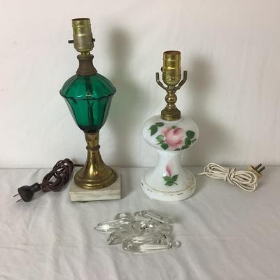 Lot.  6357. Two Antique Table Lamps