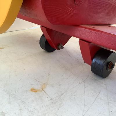 Lot.6291. Handmade Wooden Airplane