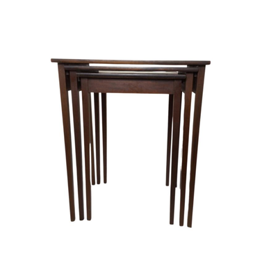 Lot. 6289. Set of Three Mahogany Stacking Tables