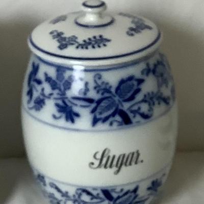 Lot. 6360 Staffordshire Creamer,  Crock Pitcher,  Ceramic Sugar Jar