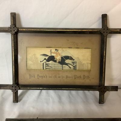 Lot 6368 Four  Antique Woven in pure Silk by Thomas Stevens Framed Illustrations