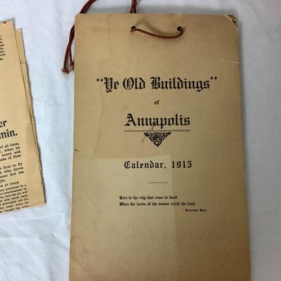 Lot. 6371. Authentic Photograph of Jackie & Jack (John) Kennedy, 1915 Calendar, Newspaper Article of Lindbergh