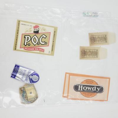 VINTAGE COLLECTABLE LABELS