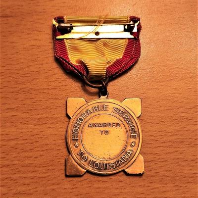 Lot #156  Louisiana National Guard Emergency Service Award