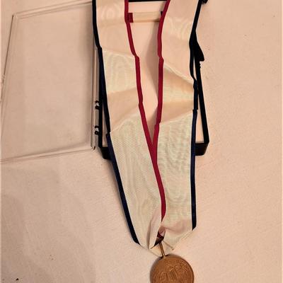 Lot #157  Veterans Service to Louisiana Award in case