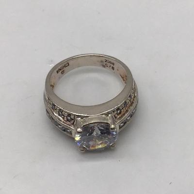 Silver 925 Cubic Zirconia Cocktail Ring