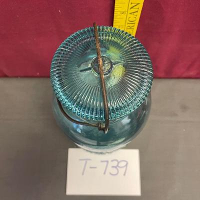 1/2 gallon Ball blue jar-#2 on bottom