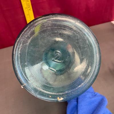 1/2 gallon Ball blue jar-#2 on bottom