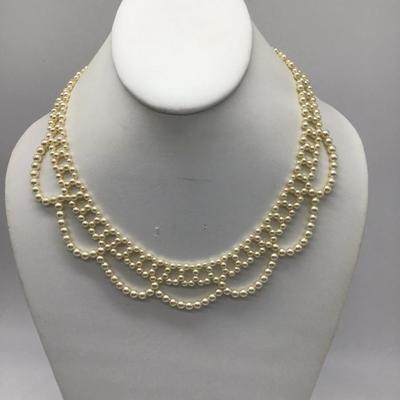 Beautiful Vintage Collar Beaded Necklace