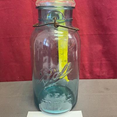 1/2 gal Ball blue jar
