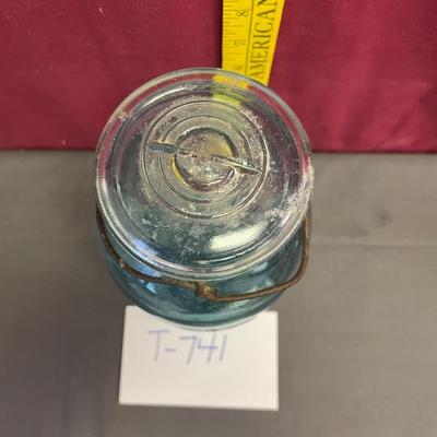 1/2 gal Ball blue jar