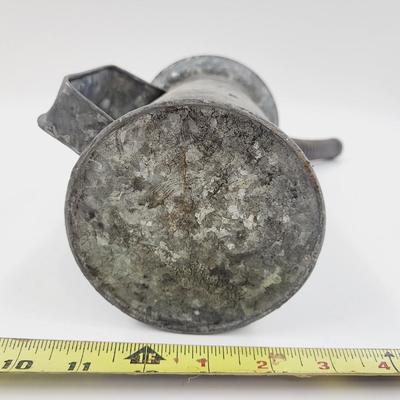 OLD GALVANIZED OIL CONTAINER