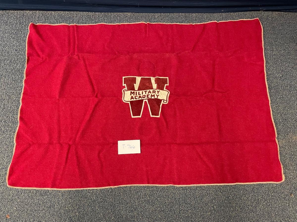 Wentworth Academy wool lap blanket