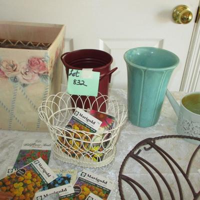 Gardening-- Plant Dolly, Vases