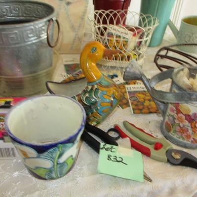 Gardening-- Plant Dolly, Vases