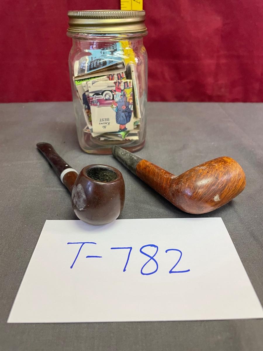 Pipes and vintage matches