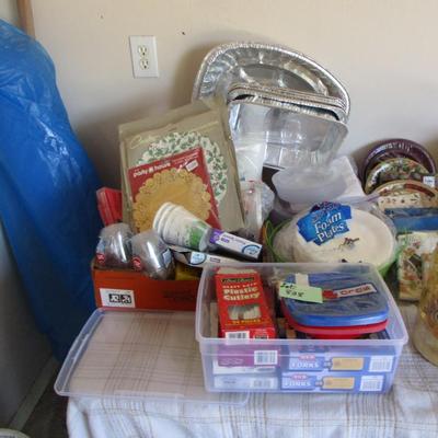 Assorted Paper/Plasticware
