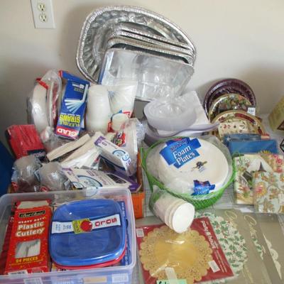 Assorted Paper/Plasticware