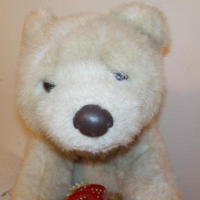 "Eddie Bauer Special Teddy Bear by Gund." and Snowball.